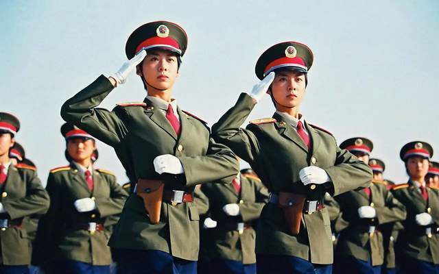 医美网红脸_影视剧女兵形象_当过兵的女明星